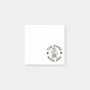 Das Spiel endet nie für Unicorns Post-it Klebezettel