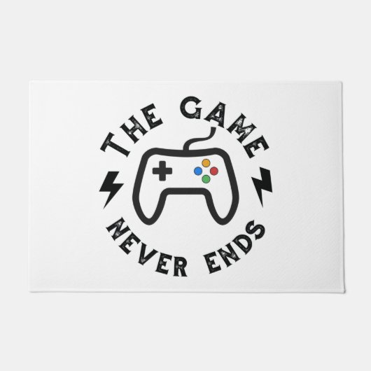 Das Spiel endet nie Fußmatte (Vorderseite)