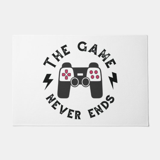 Das Spiel endet nie Fußmatte (Vorderseite)