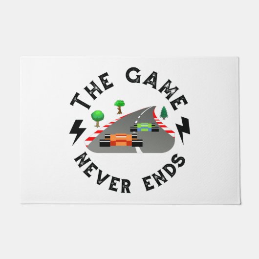 Das Spiel endet nie Fußmatte (Vorderseite)