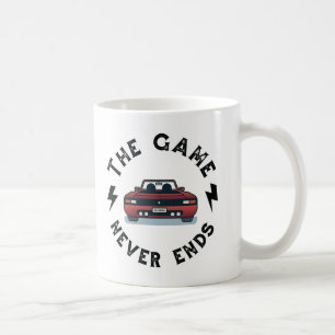 Das Spiel endet nie Kaffeetasse