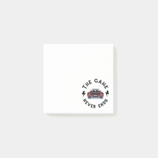 Das Spiel endet nie Post-it Klebezettel (Vorderseite)