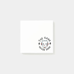 Das Spiel endet nie Post-it Klebezettel