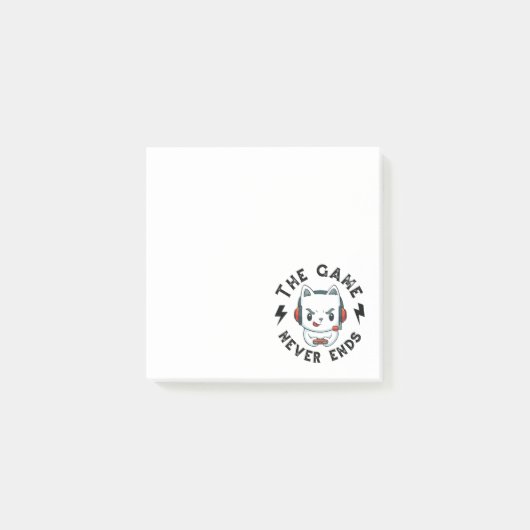 Das Spiel endet nie Post-it Klebezettel (Vorderseite)