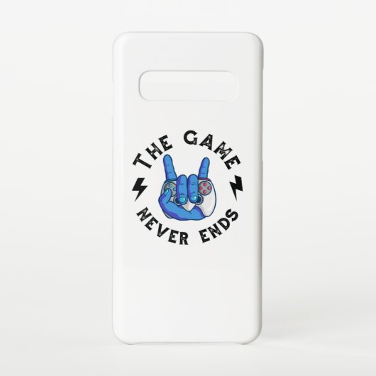 Das Spiel endet nie Samsung Galaxy Hülle (Rückseite)
