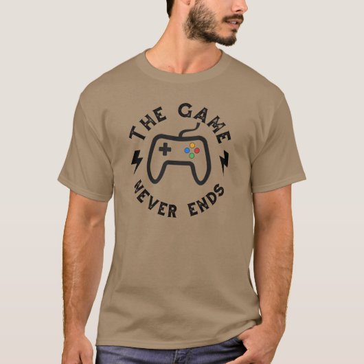 Das Spiel endet nie T-Shirt (Vorderseite)