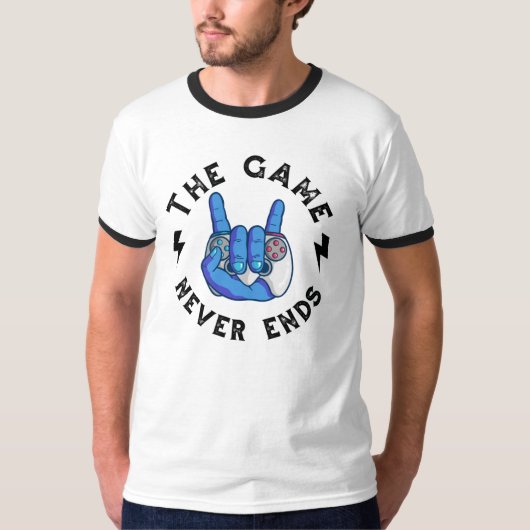 Das Spiel endet nie T-Shirt (Vorderseite)