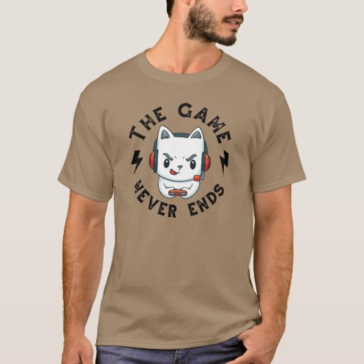 Das Spiel endet nie T-Shirt (Vorderseite)