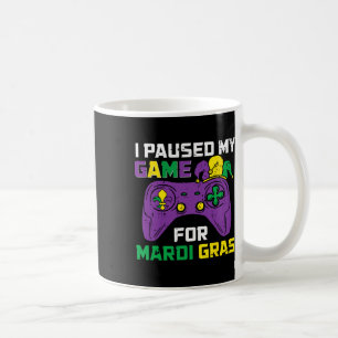Das Spiel für Mardi Gras Video Game Control unterb Kaffeetasse