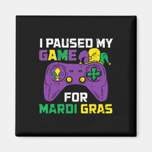Das Spiel für Mardi Gras Video Game Control unterb Magnet