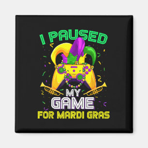Das Spiel für Mardi Gras Video Game Mardi Gra gest Magnet