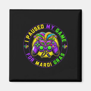 Das Spiel für Mardi Gras Video Game Mardi Gra gest Magnet