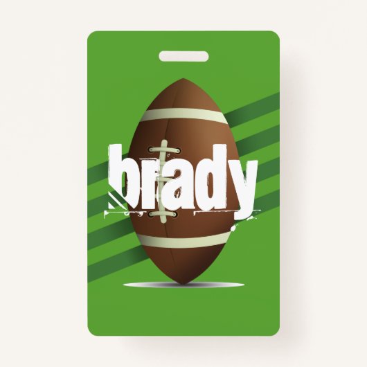 Das Spiel "Grüne Fußball" Ausweis (Vorderseite)