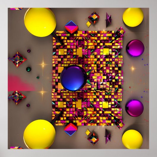 Das Spiel im Universum Poster (Vorne)