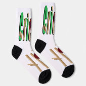 Das Spiel ist Cricket, Crew Socken (Rechts)
