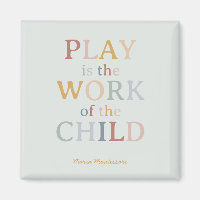 Das Spiel ist das Werk des Kindes Maria Montessori
