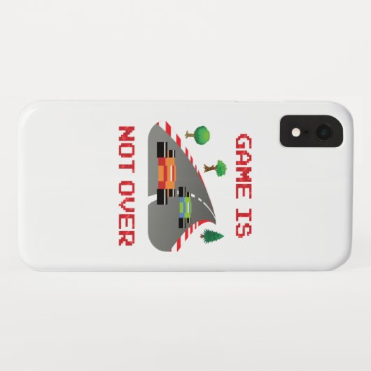 Das Spiel ist nicht über einem Pixel-Videospiel Case-Mate iPhone Hülle (Rückseite (Horizontal))