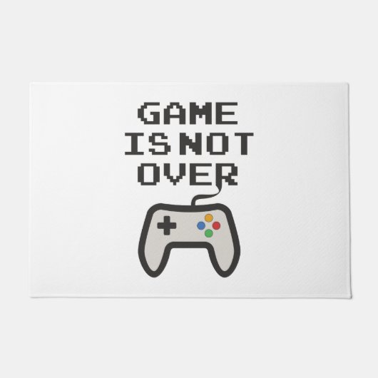 Das Spiel ist noch nicht vorbei Fußmatte (Vorderseite)