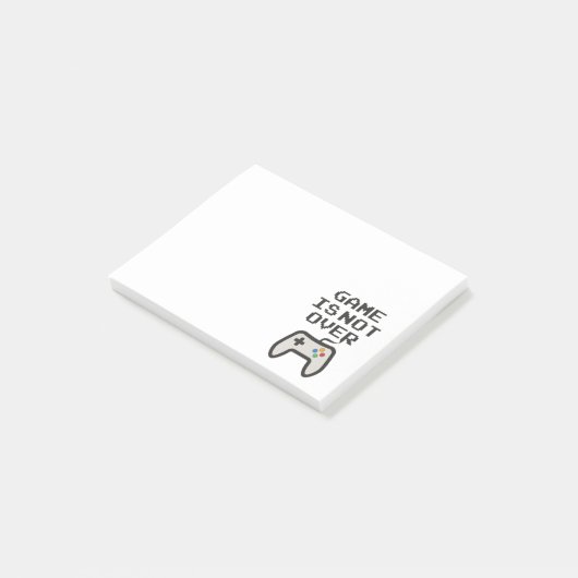Das Spiel ist noch nicht vorbei Post-it Klebezettel (angewinkelt)