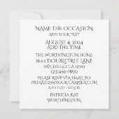 Das Spiel ist On Einladung (Rückseite)