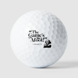 Das Spiel ist zu Fuß! - Modernes Golfer Swag Golfball