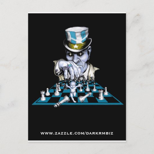 Das Spiel Postkarte (Vorderseite)