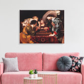 Das Spiel von Backgammon Leinwanddruck (Insitu (Wohnzimmer))