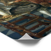 Das Spiel von Backgammon Poster (Ecke)