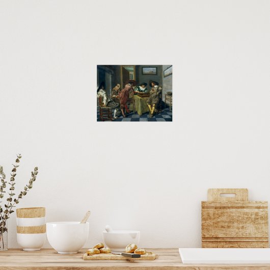 Das Spiel von Backgammon Poster (Küche)