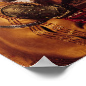 Das Spiel von Backgammon Poster (Ecke)