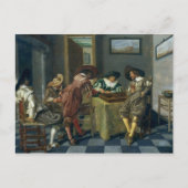 Das Spiel von Backgammon Postkarte (Vorderseite)