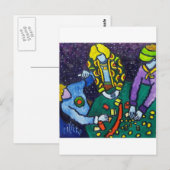 Das Spiel von Piliero Postkarte (Vorne/Hinten)