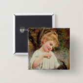 Das spielerische Kätzchen Button (Vorne & Hinten)