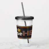 Das*SpielHERs Horizontales Logo Acryltrinkbecher (Links)