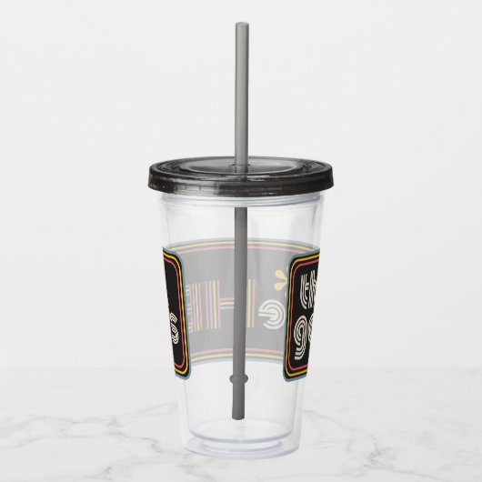 Das*SpielHERs Horizontales Logo Acryltrinkbecher (Rechts)