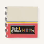 Das*SpielHERs Horizontales Logo Notizblock (Vorderseite)