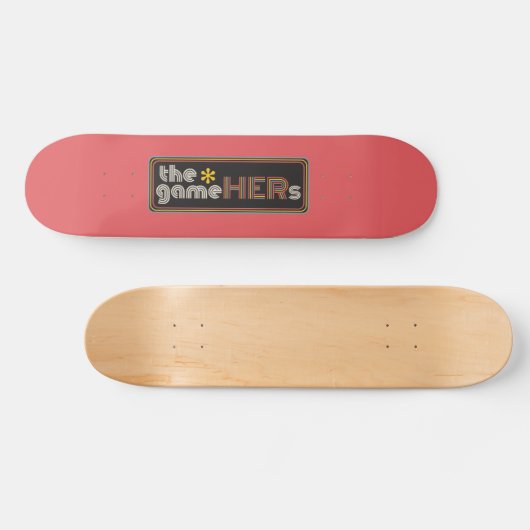 Das*SpielHERs Horizontales Logo Skateboard (Horizontal)