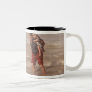 Das Spielzeug-Boot Zweifarbige Tasse