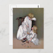 Das Spielzeug Vintag wegstecken Postkarte (Vorne/Hinten)