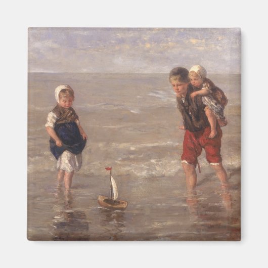 Das Spielzeugboot Magnet (Vorne)
