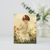 Das Spinnennetz von Jessie Willcox Smith Postkarte (Stehend Vorderseite)