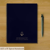 Das Spiral-Notebook des Juristen Notizblock