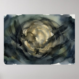 Das Spirale Nest der stillen Verwandlung als Wandk Poster