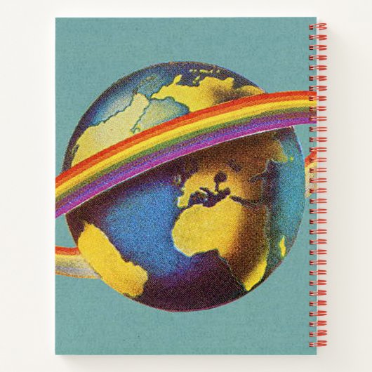 Das SpiralNotebook des Weltkids lernen Notizblock (Rückseite)