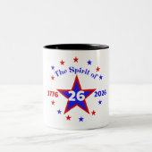 DAS SPIRIT DER 26 - SEMIQUINCENTENNIAL ZWEIFARBIGE TASSE (Mittel)