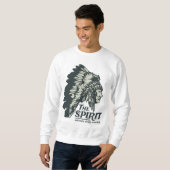 Das Spirit Natural Geboren Hunter Sweatshirt (Vorne ganz)