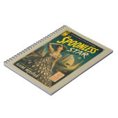 Das Spoonless Star Scifi Buchcover Journal Notizblock (Linke Seite)