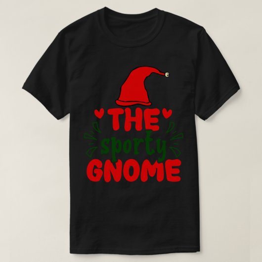 Das Sporty Gnome T-Shirt (Design vorne)
