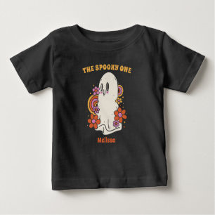 Das spöttische 1. Halloween 1. Geburtstag Blumengh Baby T-shirt