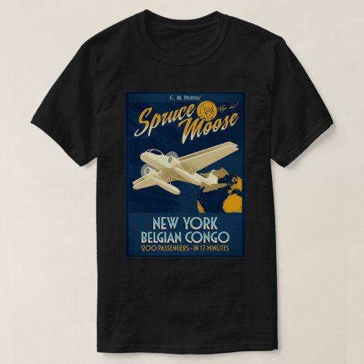 Das Spruce Moose T-Shirt (Design vorne)